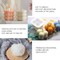 Silicone Candle Molds Set for Candle Making with Candle Wicks, 3D Silicone Mold for Soy Wax, Soap, Cake, Dessert DIY Scented Candle Craft Making